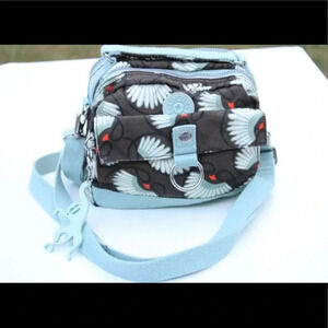 Kipling double zip cross body bag